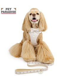 PET PARADISE ペットパラダイス くまちゃん 襟付き スリム ハーネス＆リード ＳＭ 中型犬