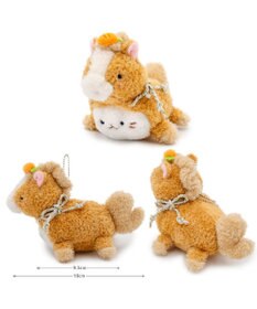 Mother garden しろたん  午年 キーホルダー 《茶》 単品