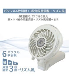 2024年モデル〕 ミスト ハンディファン ホワイト / PET PARADISE