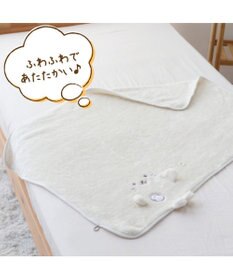 Mother garden しろたん くるっと膝掛け 《シマエナガ》 70×95cm