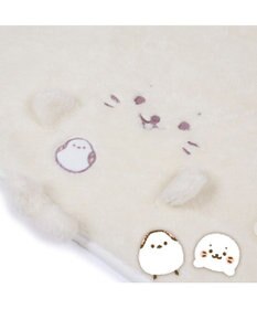 Mother garden しろたん くるっと膝掛け 《シマエナガ》 70×95cm