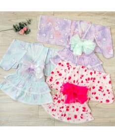 Mother garden 2025 マザーガーデン 野いちご 浴衣ドレス 《水彩柄》 95~100cm / 105~110cm