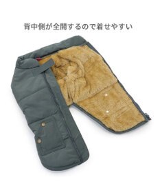 PET PARADISE ペットパラダイス 遠赤外線 綿入りコート 《青灰 》 小型犬