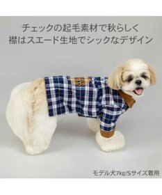 PET PARADISE J.PRESS チェックボア ジャケット 小型犬