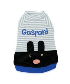 PET PARADISE リサとガスパール リブＴシャツ 《フェイス ガスパール》 小型犬