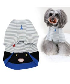 PET PARADISE リサとガスパール リブＴシャツ 《フェイス ガスパール》 小型犬