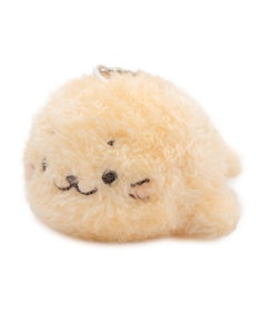 Mother garden しろたん ふわふわキーホルダー 《黄色》 単品