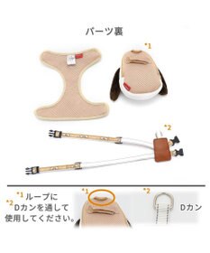 PET PARADISE スヌーピー  リュック付き ハーネス 《フェイス》 ＳＭ 中型犬