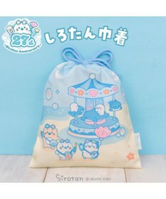 Mother garden しろたん 巾着 《ぷかぷかマリンパーク柄》