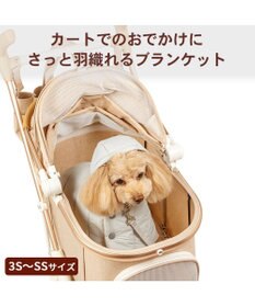 PET PARADISE ペットパラダイス フード付 防寒 ブランケット 小