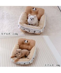 PET PARADISE スヌーピー ドライブ カドラー 《フェイス柄》 小型犬