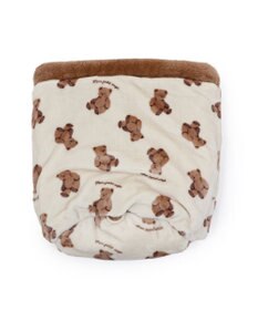 PET PARADISE ペットパラダイス くまちゃん 遠赤外線  寝袋  筒型 S（35×50cm)