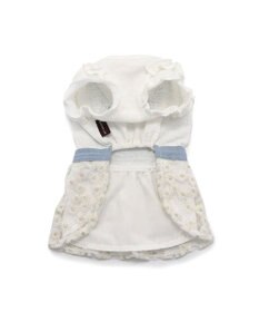 PET PARADISE ペットパラダイス スカートつなぎ 《花 刺繍》 小型犬