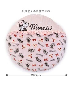 PET PARADISE ディズニー ミニーマウス 遠赤外線 くつろぎマット (直径75cm)
