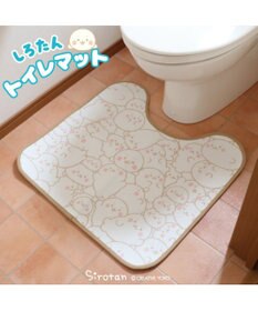 Mother garden しろたん トイレマット つみつみ柄 55cm×60cm トイレ用品