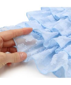 PET PARADISE ペットパラダイス お花 ふりふり ワンピース 《ブルー》 小型犬