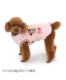 PET PARADISE ディズニー ミニーマウス チェック ジップベスト 小型犬