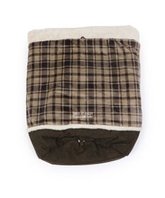 PET PARADISE ペットパラダイス 筒形寝袋 遠赤外線 《チェック柄》 57cm×95cm