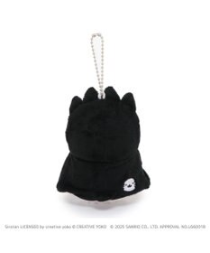 Mother garden しろたん ぬいぐるみキーホルダー バッドばつ丸 【しろたん×はぴだんぶい】