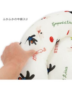 PET PARADISE リサとガスパール 接触冷感 カドラー 《リンゴ柄》 丸型 M 小型犬