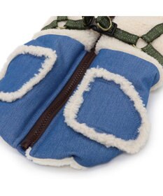 PET PARADISE ペットパラダイス デニム アウターハーネス 小型犬