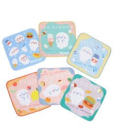 Mother garden しろたん ミニタオル 6枚セット 20×20cm