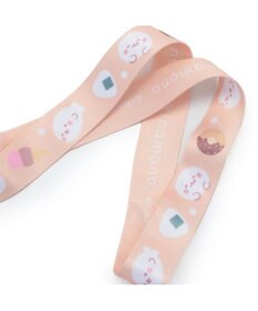 Mother garden しろたん マスコット付きネックストラップ 《食いしん坊》 単品