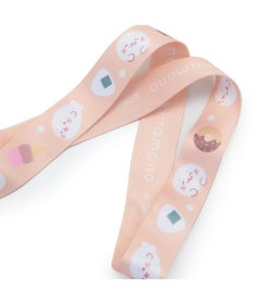 Mother garden しろたん マスコット付きネックストラップ 《食いしん坊》 単品