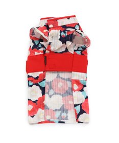 PET PARADISE 犬の服 夏 犬服 浴衣 椿柄 赤  【小型犬】