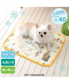 PET PARADISE ディズニー くまのプーさん チェック柄 柔らか クールマット (48×40cm)