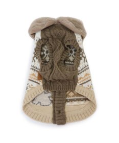 PET PARADISE スヌーピー スケート  ニット 《ホワイト》 小型犬