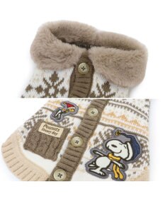 PET PARADISE スヌーピー スケート  ニット 《ホワイト》 小型犬