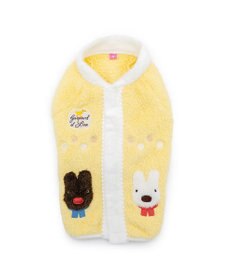 PET PARADISE リサとガスパール 背中開きボアベスト 《アヒル柄》 小型犬