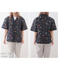 Mother garden しろたん アロハシャツ 半袖 《百たん夜行》 ユニセックス