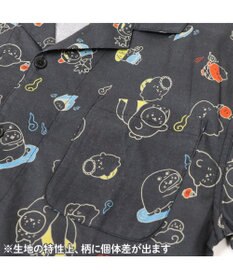 Mother garden しろたん アロハシャツ 半袖 《百たん夜行》 ユニセックス