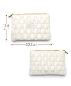 Mother garden しろたん キルティング フラットポーチ