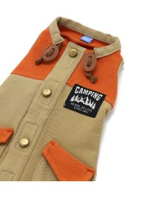 PET PARADISE ペットパラダイス 背中開きベスト 《オレンジ》 小型犬