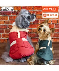 PET PARADISE ペットパラダイス 保温 エアベスト レッド 小型犬