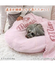 PET PARADISE ディズニー ミニーマウス 遠赤外線 一緒にぽかぽかマット 《ハート》 小型犬