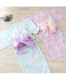 Mother garden 2025 マザーガーデン ユニコーン 2Way 浴衣  《ミルキーウェイ》　110/120/130/140