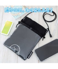 Mother garden しろたん 窓付 ミニサコッシュ 《ブラック》