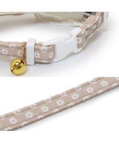 PET PARADISE ペットパラダイス 猫首輪  お花襟付き  S / M