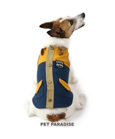 PET PARADISE ペットパラダイス 背中開きベスト ネイビー 【中型犬】