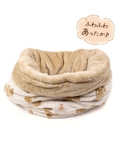 PET PARADISE ペットパラダイス くまちゃん織り 遠赤外線  筒型 寝袋   M