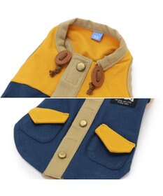 PET PARADISE ペットパラダイス 背中開きベスト ネイビー 【中型犬】