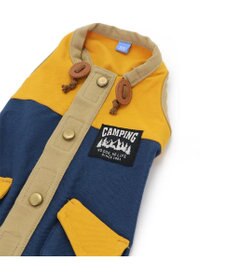 PET PARADISE ペットパラダイス 背中開きベスト ネイビー 【中型犬】