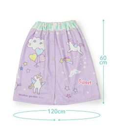 Mother garden マザーガーデン 水泳 ラップタオル 60×120cm 《 ユニコーン 柄 / レモンくま柄 》
