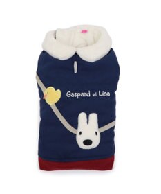 PET PARADISE リサとガスパール 遠赤外線 綿入り ベスト 《ポーチ風》