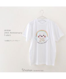 Mother garden しろたん 24周年アニバーサリー柄 Tシャツ 半袖
