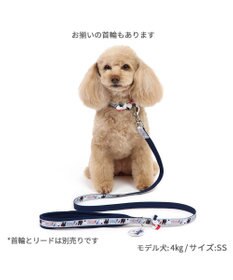PET PARADISE リサとガスパール リボン付きリード 《パリ柄》  ＳＳ~Ｓ 小型犬